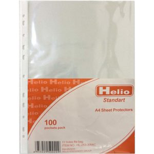 ფაილი, A4, 30 მიკრონი, 100 ც., HL-253-30, HELIO [500209/253]