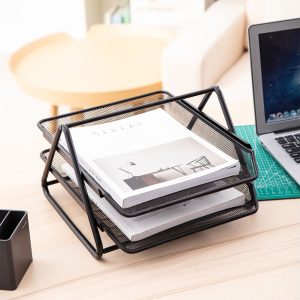 ლითონის საკანცელარიო თარო, 2 ცალიანი, DELI [9183]