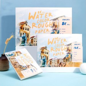 აკვარელის ქაღალდი, 195x270 მმ., 20 ფურცელი, DELI [73917]