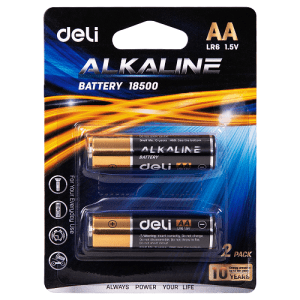 ელემენტი, Alkaline Battery, AA, LR6, 2 ც., DELI [18500]