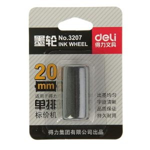 ფასის საბეჭდი აპარატის კარტრიჯი, 20 მმ., DELI [3207]