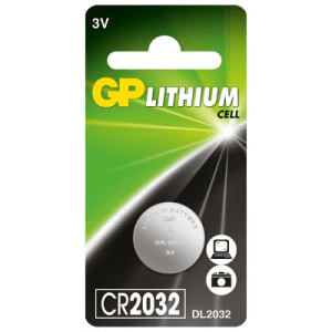 ელემენტი, GPPBL2032007 CR2032-7U1, Lithium Button Cell 3.0V, 4891199003721, GP [5774GPP]
