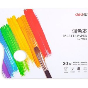 ქაღალდის პალიტრა, 265x375 მმ., 30 ფურცელი, DELI [73620]