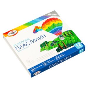პლასტელინი, Классический, 240 გრ., 12 ფერი, ГАММА [281033]