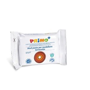 საძერწი თიხა, Terracotta modelling clay, Block of 250 gr., PRIMO [2865MOD250T]
