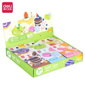 საძერწი მასალა, 4 ფერი, DELI [67838]