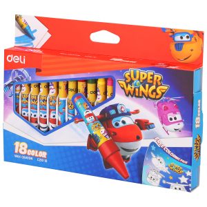ზეთოვანი პასტელი, Super Wings, 18 ც., DELI [EC21010]