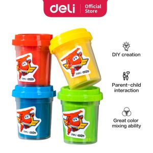 საძერწი მასალა, Plasticine, 8 ფერი, DELI [H709-8]