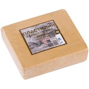 პლასტელინი პროფ., 0.5 კგ., Телесный М, ГАММА [2.80.Е050.002]