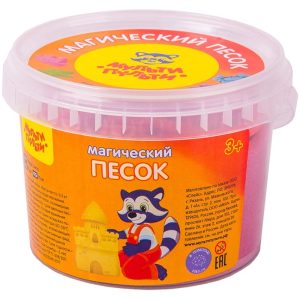 ქვიშა-პლასტელინი, Магический песок, 500 გრ., Малиновый, Мульти-Пульти [4680211138035]