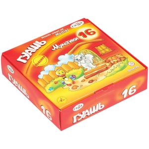 გუაში, Мультики, 20 მლ., 16 ფერი, ГАММА [221032_16]