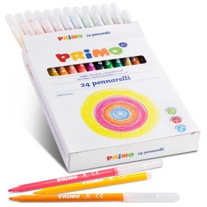 ფლომასტერების ნაკრები, Set with 24 felt-tip pens, PRIMO [602PEN24]