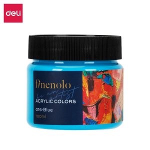 აკრილის საღებავი, 100 მლ., Blue, DELI [C17-BL]