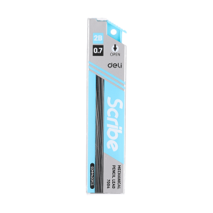 მექანიკური ფანქრის გული, 0.7 მმ., 2B, DELI [E7004]