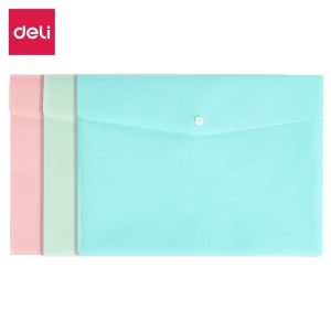საქაღალდე, პლასტიკური, ღილაკით, DELI [F554]