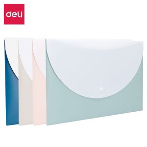 საქაღალდე, პლასტიკური, ღილაკით, DELI [F763]