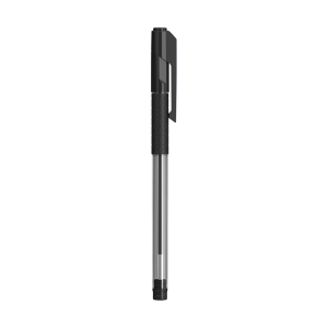 კალამი, ბურთულიანი, Bullet tip, 0.5 მმ., შავი, DELI [Q01520]