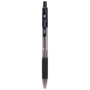 კალამი, ბურთულიანი, Bullet tip, 0.5 მმ., შავი, DELI [Q02220]