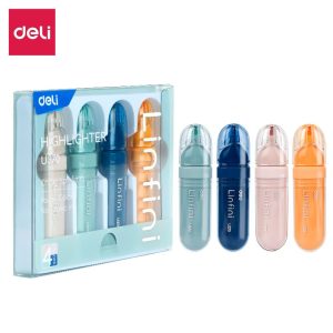 ტექსტ მარკერის ნაკრები, 4 ც., DELI [U370]