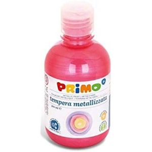 გუაში, Ready-mix metallic poster paint, bottle 300 ml. with flow-control cap, Vermillion, PRIMO [233TM300300]