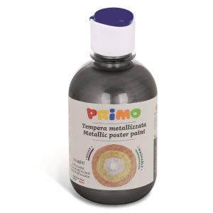 გუაში, Ready-mix metallic poster paint, bottle 300 ml. with flow-control cap, Black, PRIMO [233TM300800]