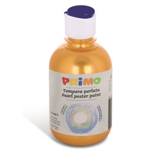 გუაში, Ready-mix pearl poster paint, bottle 300 ml. with flow-control cap, Yellow, PRIMO [234TP300210.P]