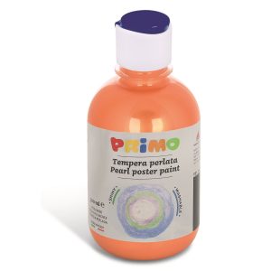 გუაში, Ready-mix pearl poster paint, bottle 300 ml. with flow-control cap, Orange, PRIMO [234TP300250.P]