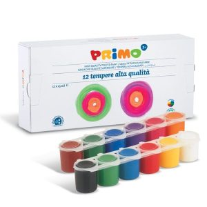 გუაში, ბლოკ კონტეინერით, 12x25 მლ., 12 ფერი, PRIMO [252TB12]