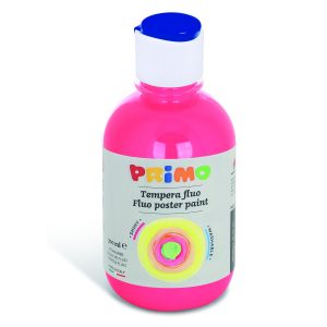 გუაში, Ready-mix fluo poster paint, bottle 300 ml. with flow control cap, Fuchsia, PRIMO [255TF300370]