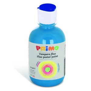 გუაში, Ready-mix fluo poster paint, bottle 300 ml. with flow control cap, Turquoise, PRIMO [255TF300560]