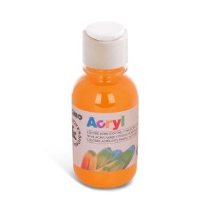აკრილის საღებავი, Acrylic paint, 125 ml. bottle with flow control cap, Ornage, PRIMO [402TA125250]