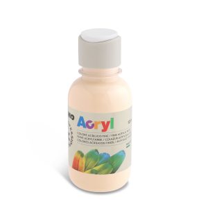 აკრილის საღებავი, Acrylic paint, 125 ml. bottle with flow control cap, Flesh pink PRIMO [402TA125331]