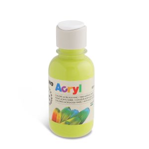 აკრილის საღებავი, Acrylic paint, 125 ml. bottle with flow control cap, Light green, PRIMO [402TA125600]