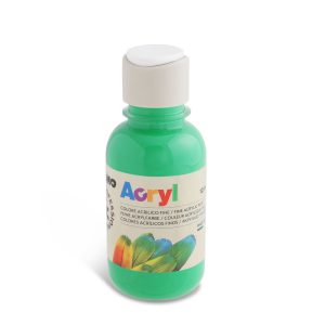 აკრილის საღებავი, Acrylic paint, 125 ml. bottle with flow control cap, Bright green, PRIMO [402TA125610]