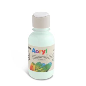 აკრილის საღებავი, Acrylic paint, 125 ml. bottle with flow control cap, Mint green, PRIMO [402TA125611]