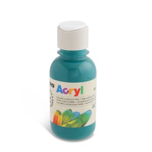 აკრილის საღებავი, Acrylic paint, 125 ml. bottle with flow control cap, Emerald, PRIMO [402TA125641]