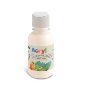 აკრილის საღებავი, Acrylic paint, 125 ml. bottle with flow control cap, Warm beige, PRIMO [402TA125703]