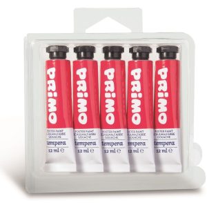 აკრილის საღებავი, Acrylic paint tubes, 18 ml., (1ც), Vermillion, PRIMO [405R300]