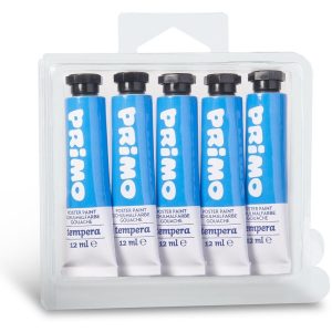 აკრილის საღებავი, Acrylic paint tubes, 18 ml., Cyan, PRIMO [405R501]
