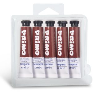 აკრილის საღებავი, Acrylic paint tubes, 18 ml., Burnt siena, PRIMO [405R730]