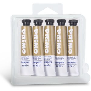 აკრილის საღებავი, Acrylic paint tubes, 18 ml., Gold, PRIMO [405R920]