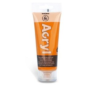 აკრილის საღებავი, Fine acrilic paint, 75 ml., Orange, PRIMO [420TA75250]