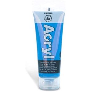 აკრილის საღებავი, Fine acrilic paint in soft plastic tube, 75 ml., Ultramarine blue, PRIMO [420TA75500]