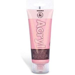 აკრილის საღებავი, Fine acrilic fluo paint in soft plastic tube, 75 ml., Pink, PRIMO [420TAF75370]