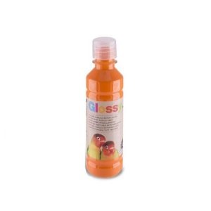 აკრილის საღებავი, Glossy acrylic paint, bottle 250 ml. with flow-control cap, Orange, PRIMO [428TAG250250]