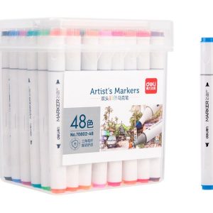 მარკერი, Sketch Marker, 48 ფერი, DELI [70802-48]