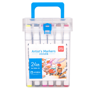 მარკერი, Sketch Marker, 24 ფერი, DELI [70816-24]