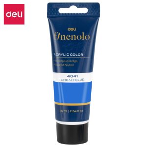 აკრილის საღებავი, ტუბა, 75 მლ., Cobalt blue, DELI [C75-CB]