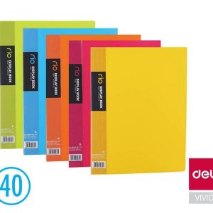 საქაღალდე პლასტიკური, 40 ფაილით, DELI [E5034]