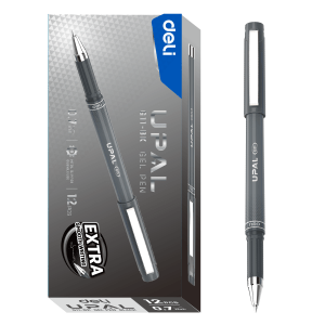 კალამი, მელნიანი, Gel Pen, 0.7 მმ., DELI [G11BK]
